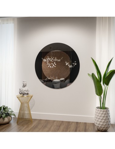 Lustro okrągłe dekoracyjne dwukolorowe - ROTAM