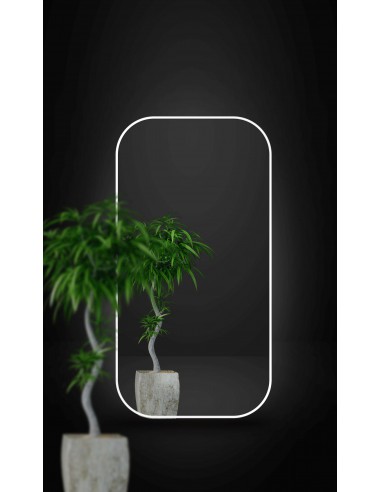 Lustro w ramie złotej MDF SLIM -...