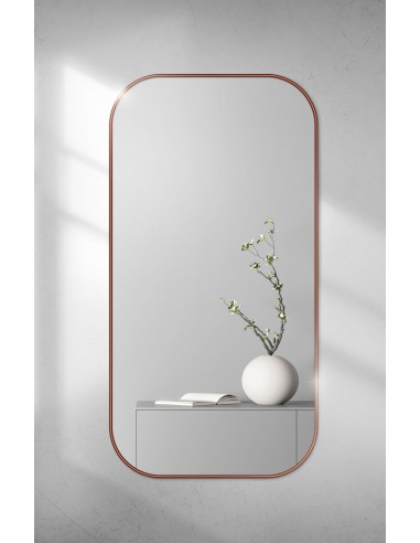 Lustro w ramie złotej MDF SLIM -...