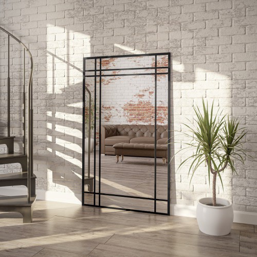 Lustro loft ze szprosami -...