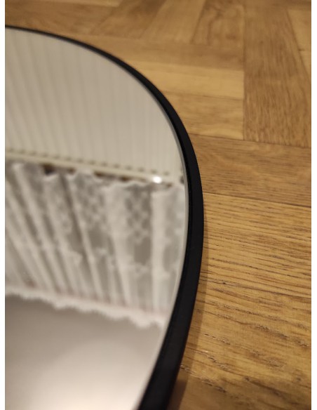 Lustro okrągłe w ramie białej MDF SLIM - OTYLIA - kolor ramy do wyboru