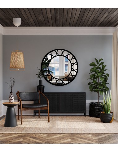 Lustro dekoracyjne okrągłe ze... Lustro dekoracyjne okrągłe ze...