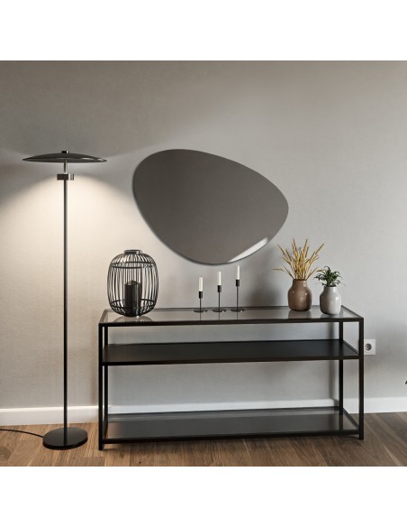 Lustro łazienkowe o nieregularnym kształcie - OBSYDIAN