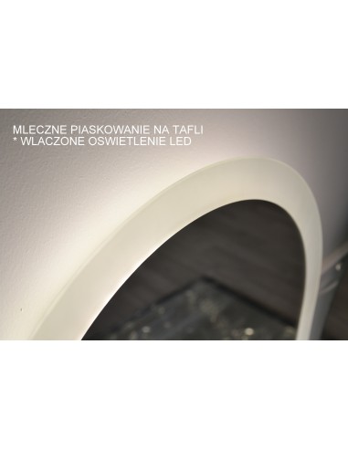 Piaskowane lustro na poddasze - NA...