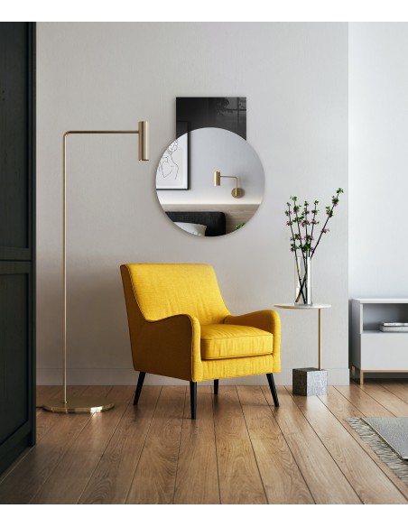 Okrągłe lustro dekoracyjne - DENAR