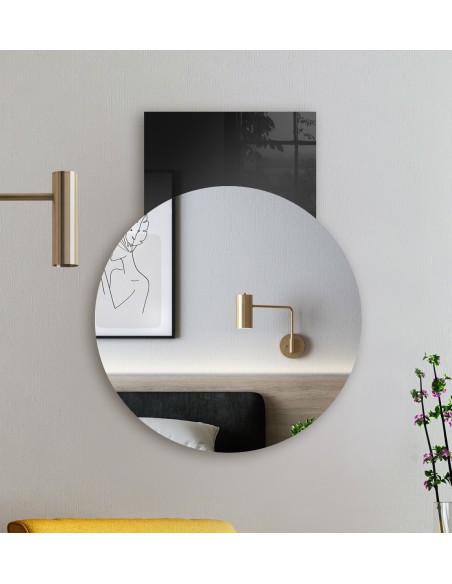 Okrągłe lustro dekoracyjne - DENAR