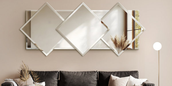 Kształty i geometryczne lustra ścienne we wnętrzach – jak i dlaczego wpływają na nasze emocje?