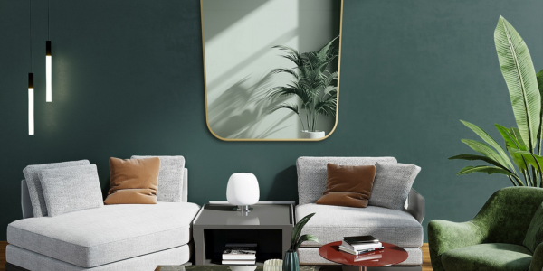 Butelkowa zieleń w salonie – pomysły na aranżacje wnętrza